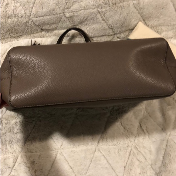 Tory Burch McGraw Tote Silver Maple - Picture 6 of 14